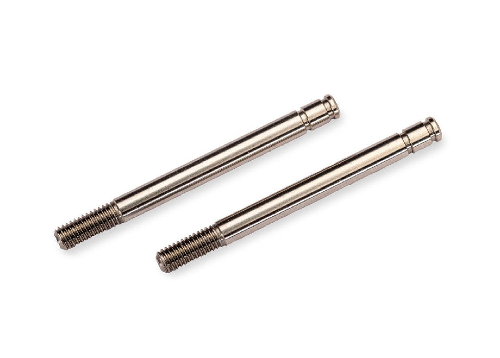 Traxxas Shaft, Ultra Shock short steel 35mm (2) - chrome finish