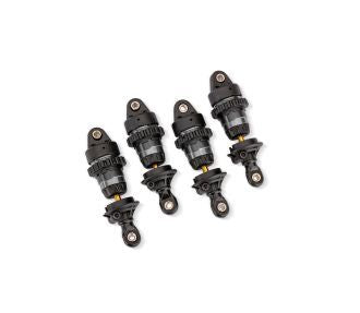 Traxxas Shocks GTR short PTFE-coated w/ TiN shafts (4) - Gray
