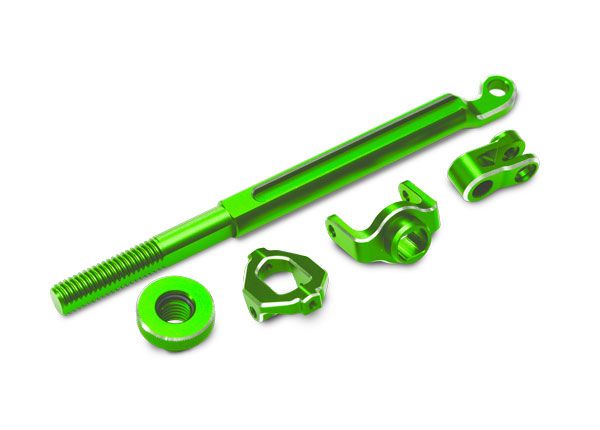 Traxxas Brake linkage, front (green-anodized 6061-T6 aluminum)