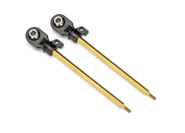 Traxxas Shock shafts, GT-Maxx, 110mm (TiN-coated) (2)