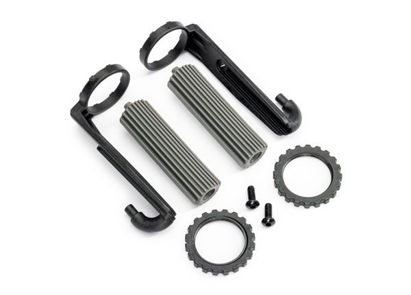 Traxxas Reservoirs, shocks, front (2)/ 3x8mm BCS (2)