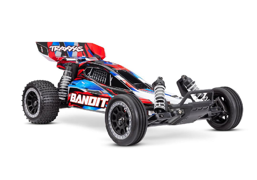 Traxxas Bandit 1/10 Extreme Heavy Duty Off-Road Buggy with TQ 2.4GHz radio system - Red