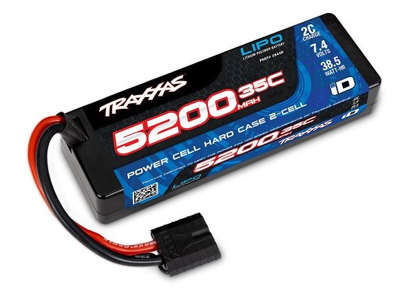 Traxxas 5200mAh 7.4V 2S 35C LiPo Battery - Hard Case