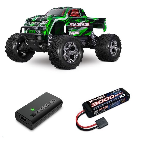 Traxxas 1/10 Stampede 2WD BL-2S HD Clipless - Green