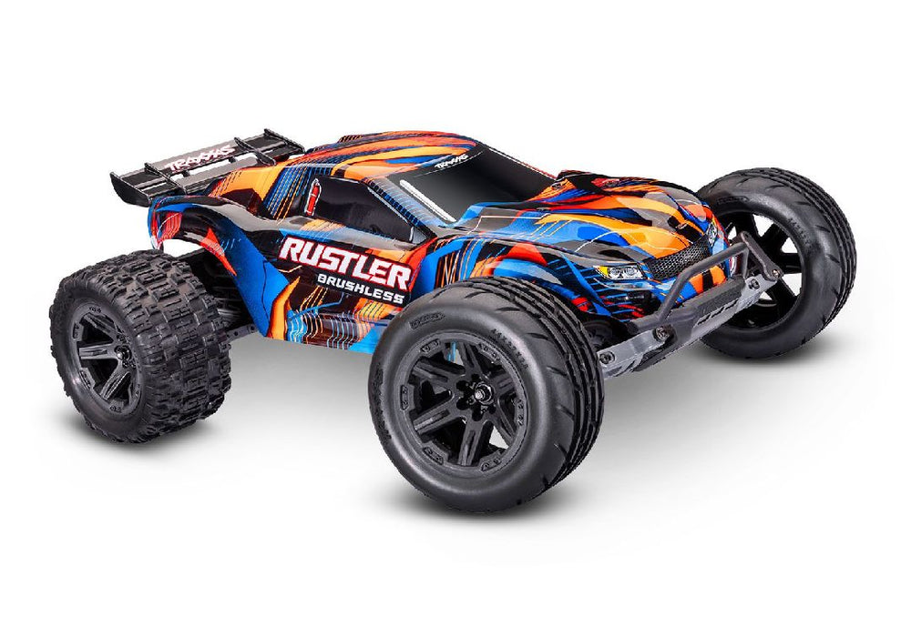 Traxxas 1/10 Rustler HD VX3 BL 2WD RTR - Orange