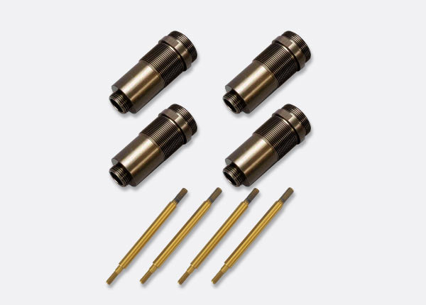 Traxxas 1/10 Aluminum GTR Shock Bodies w/ TiN Shafts (4)