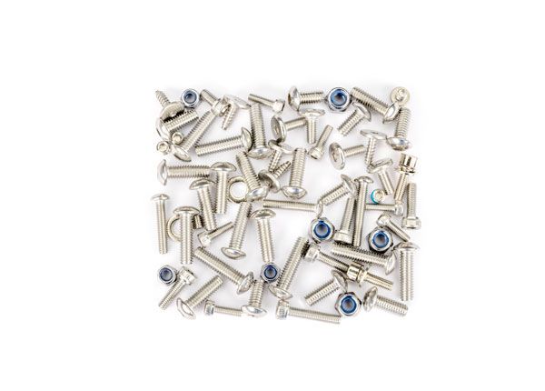 Traxxas Hardware kit, stainless steel, Spartan/DCB M41