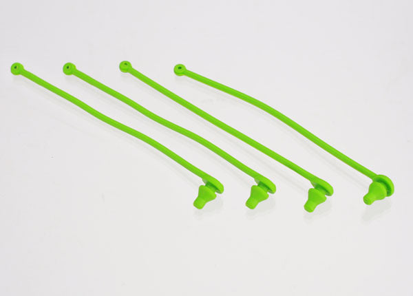 Traxxas Body Clip Retainer Set (Green) (4)