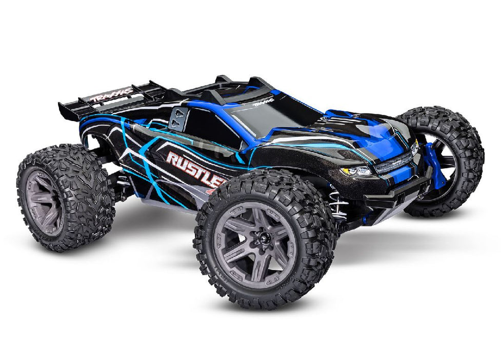 Traxxas Rustler 1/10 4X4 Stadium Truck RTR sans balais - Bleu