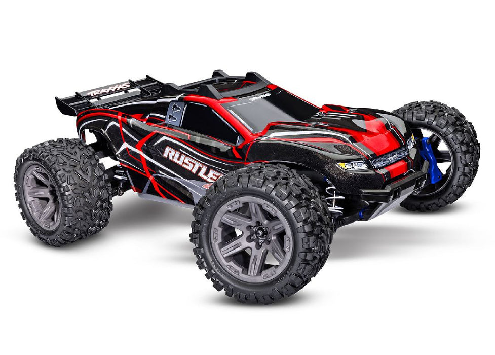 Traxxas Rustler 1/10 4X4 Stadium Truck RTR sans balais - Rouge