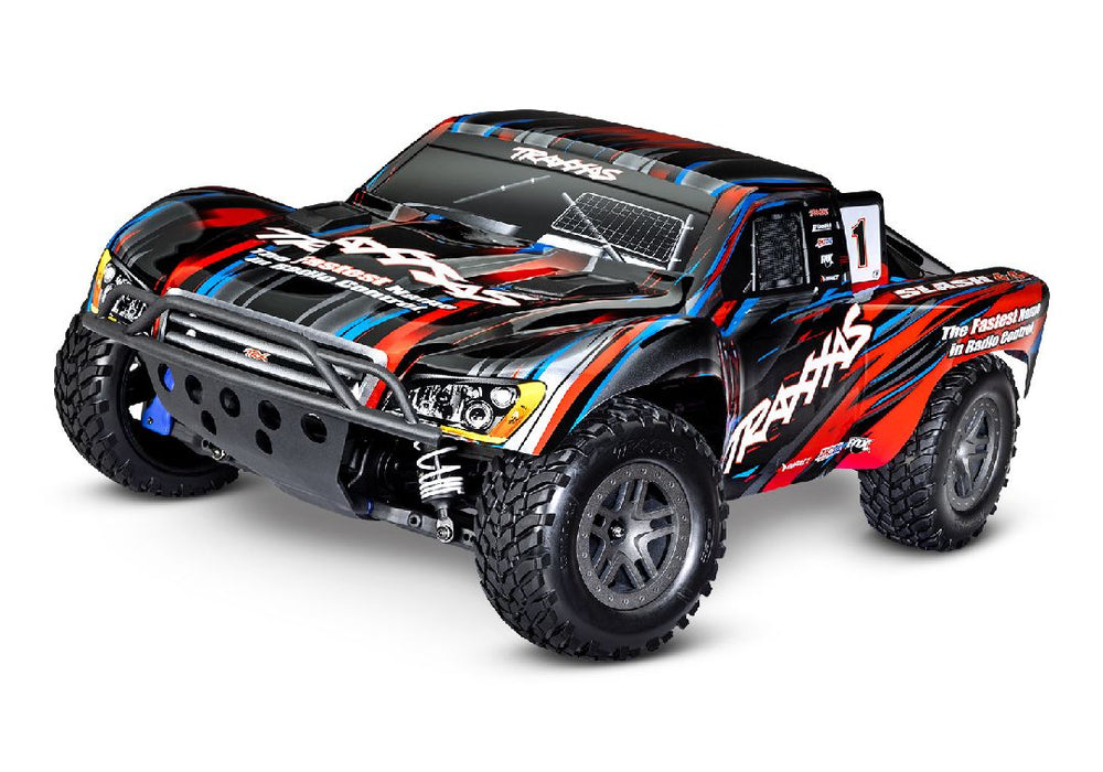 Traxxas Slash 1/10 4X4 sans balais Short Course Truck RTR - Rouge