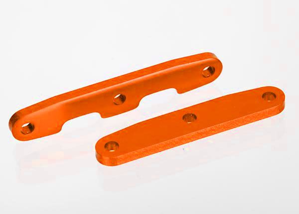 Traxxas Aluminum Bulkhead Front & Rear Tie Bar Set (Orange)