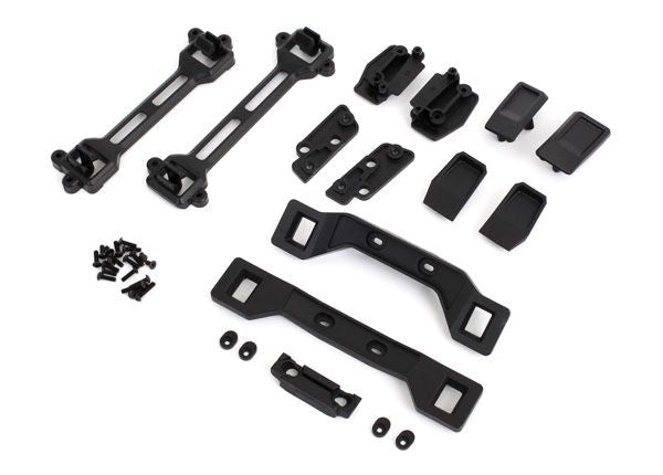 Traxxas Body Conversion Kit Slash 4X4 (Includes Front & Rear Body Mounts Latches Hardware) (For Clipless Mounting)