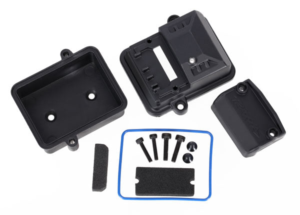 Traxxas Box, Receiver (Sealed)/ Foam Pads/ 2.5x12mm Cs (2)/ 3x6m