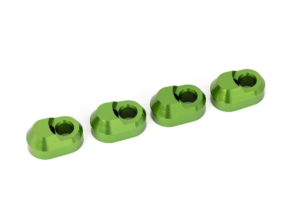 Traxxas Suspension Pin Retainer 6061-T6 Aluminum (Green) (4)