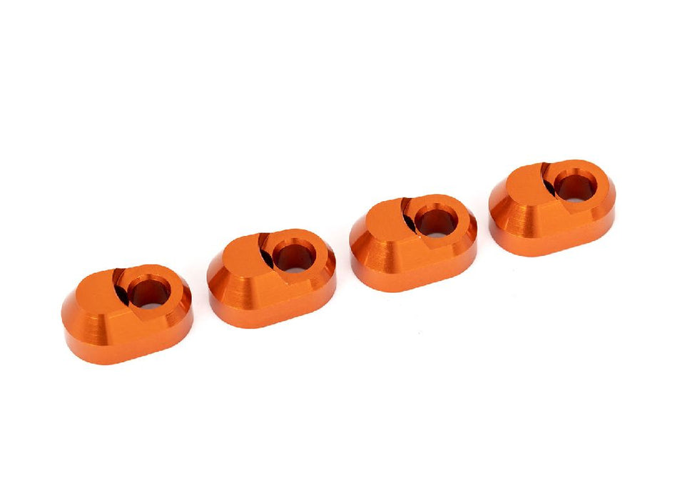 Traxxas Suspension Pin Retainer 6061-T6 Aluminum (Orange) (4)