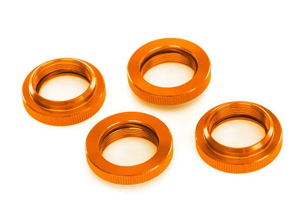 Traxxas Spring Retainer (Adjuster) Orng AL GTX Shocks(4)w/O-Ring