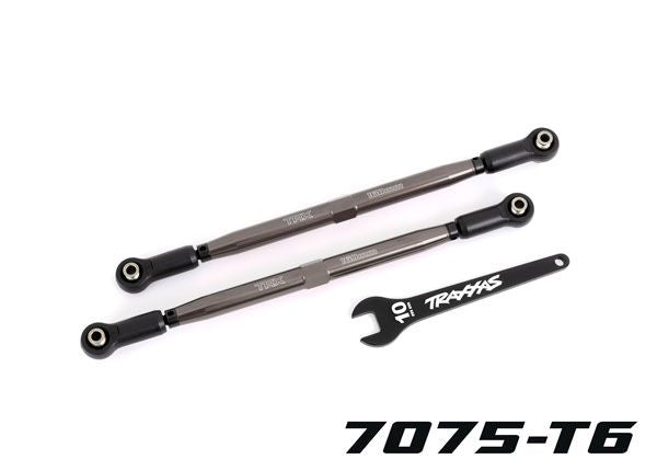 Traxxas Toe Links Front (Tubes Gray 7075-T6 Aluminum) (2)