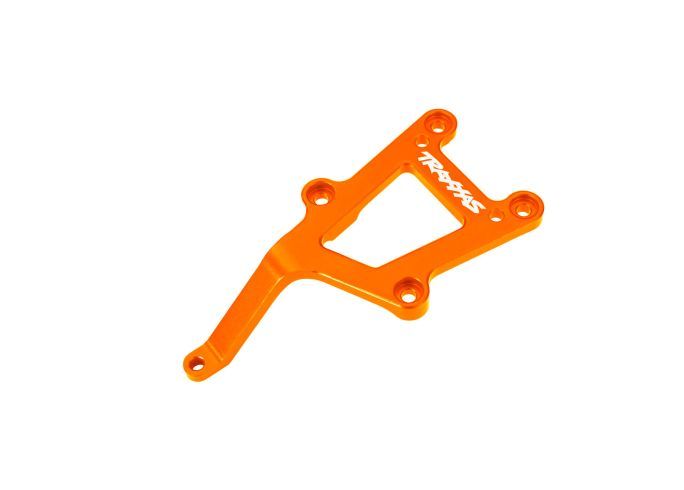 Traxxas Chassis brace, front, 6061-T6 aluminum (orange-anodized)