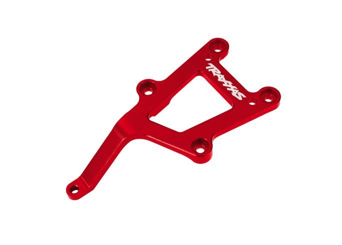 Traxxas Chassis brace, front, 6061-T6 aluminum (red-anodized)