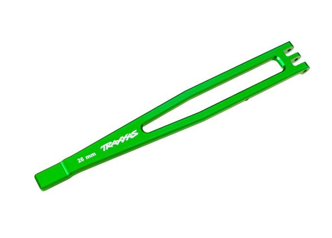 Traxxas Battery hold-down, 6061-T6 aluminum (green-anodized)