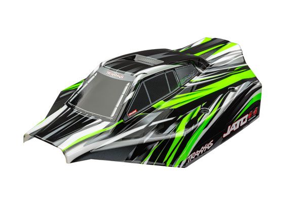 Traxxas Body, Jato® 4X4 Brushless, green (painted, decals applied)