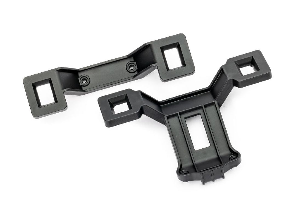 Traxxas Body mounts, front & rear (for clipless body mounting)