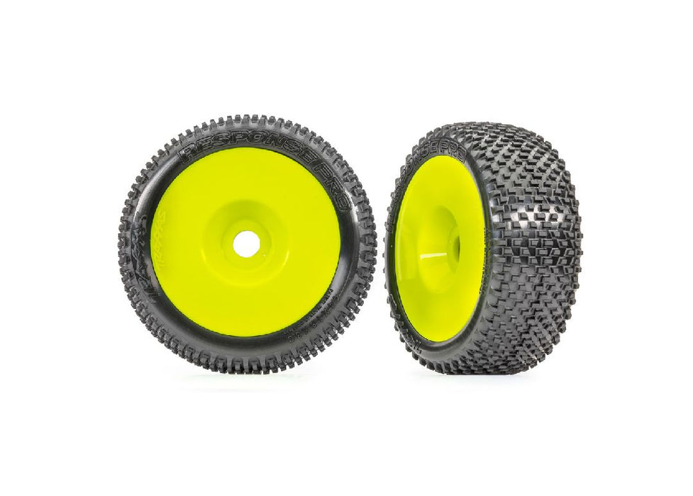 Traxxas Premount 3.0" Response Pro on Yellow dished wheels (2)