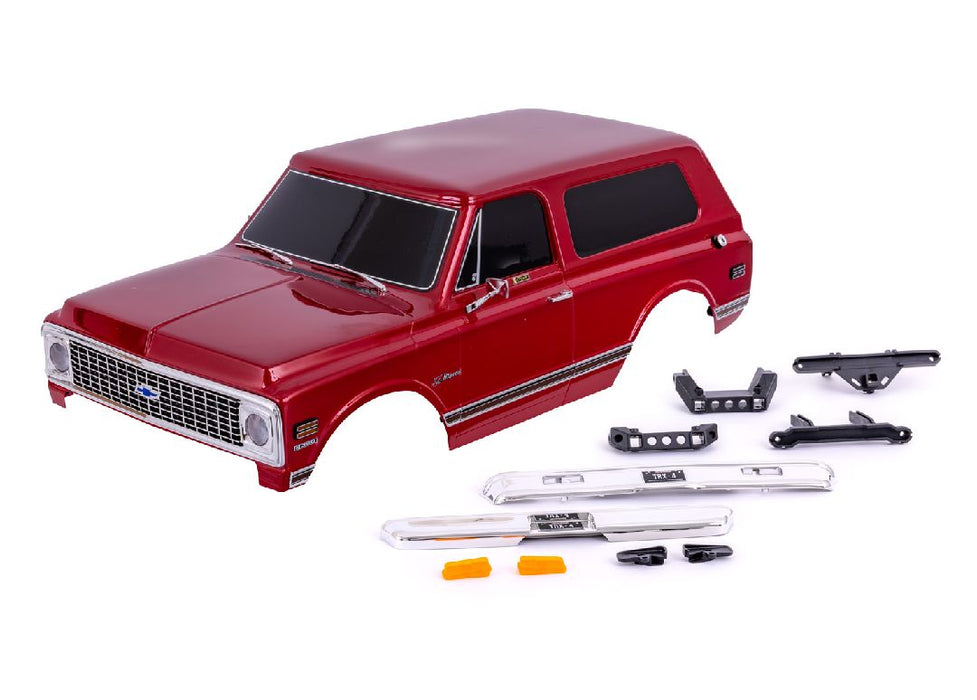 Traxxas Body 1972 Chevrolet Blazer Complete - Red