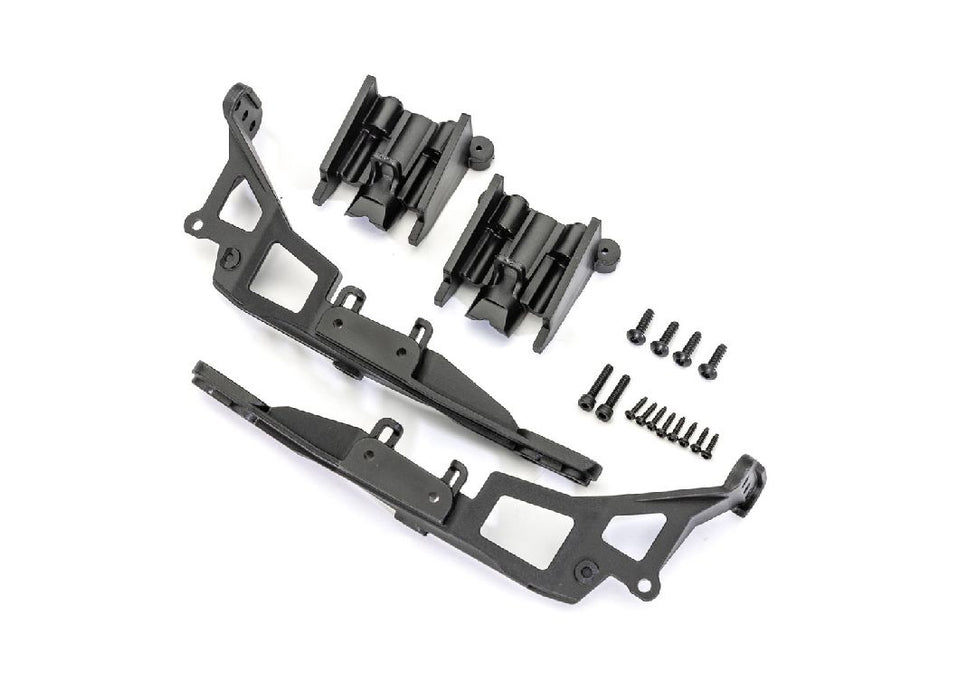 Traxxas Body mounts (front & rear) (left & right)/ 2.6x10mm BCS (4)/ 1.6x8mm BCS (self-tapping) (8)/ 2.5x12mm CS (2) (fits #9129 body)