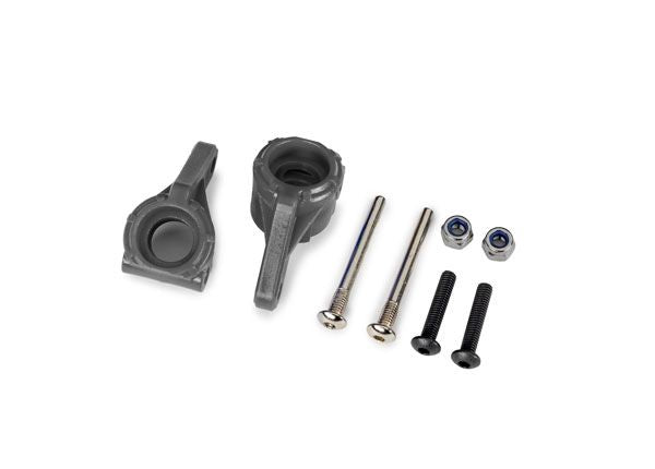 Traxxas Steering blocks, extreme HD, gray(2)(#9180/9181/9182)