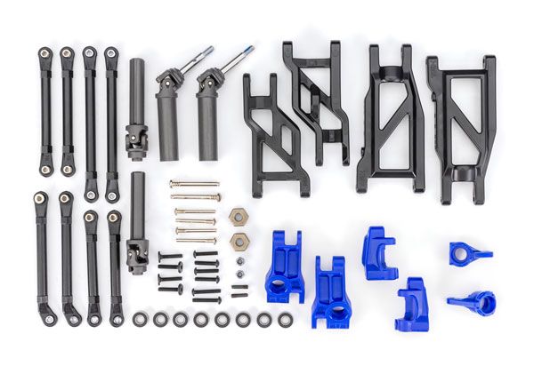 Traxxas Upgrade Kit, HD, blue (fits 2WD Rustler/Stampede)