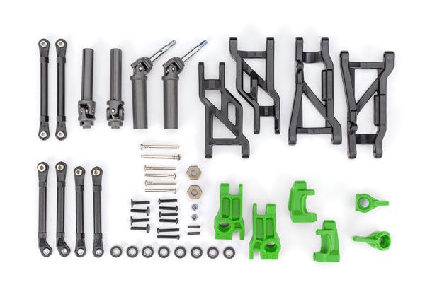 Traxxas Upgrade Kit, HD, green (fits 2WD Slash)