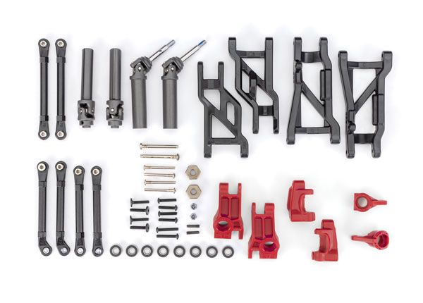 Traxxas Upgrade Kit, HD, red (fits 2WD Slash)
