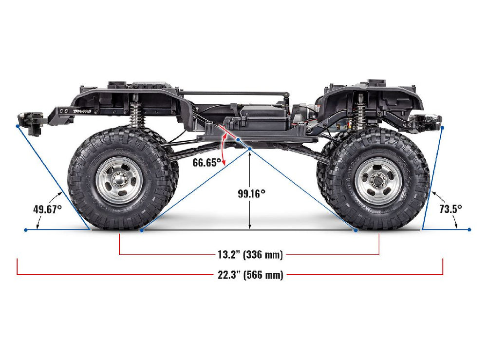 Traxxas TRX-4 Ford F-150 Ranger XLT High Trail Edition 4x4 (noir)