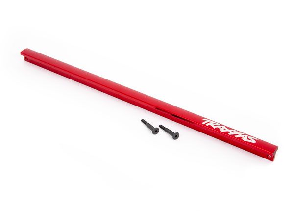 Traxxas Chassis brace (T-Bar), 6061-T6 aluminum (red-anodized)/