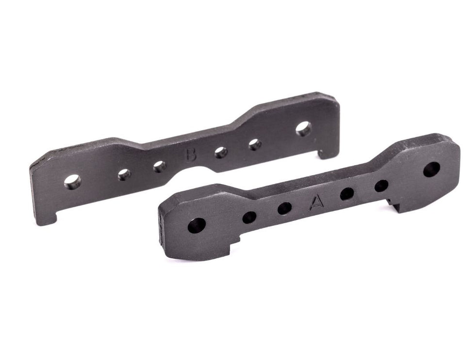 Traxxas Tie Bars, Front,  Aluminum (Dark Titanium-Anodized)