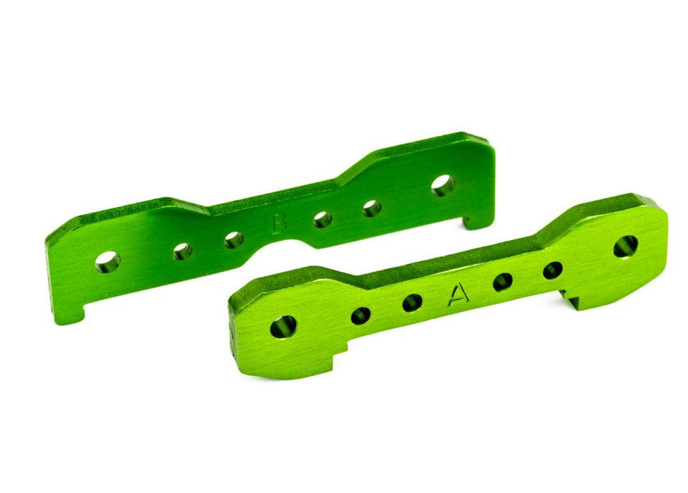 Traxxas Tie Bars, Front,  Aluminum (Green-Anodized)