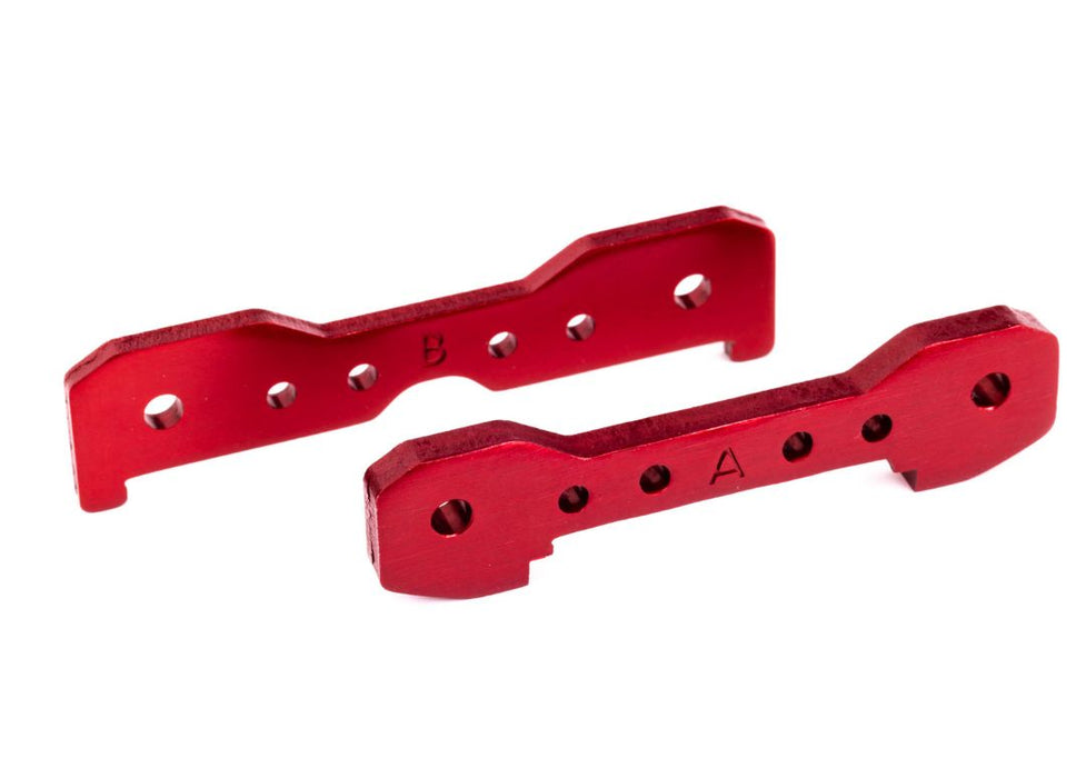 Traxxas Tie Bars, Front,  Aluminum (Red-Anodized)