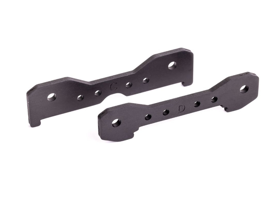 Traxxas Tie Bars, Rear,  Aluminum (Dark Titanium-Anodized)