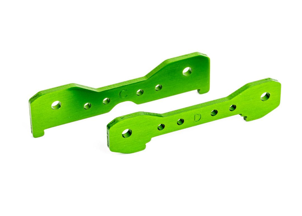 Traxxas Tie Bars, Rear,  Aluminum (Green-Anodized)