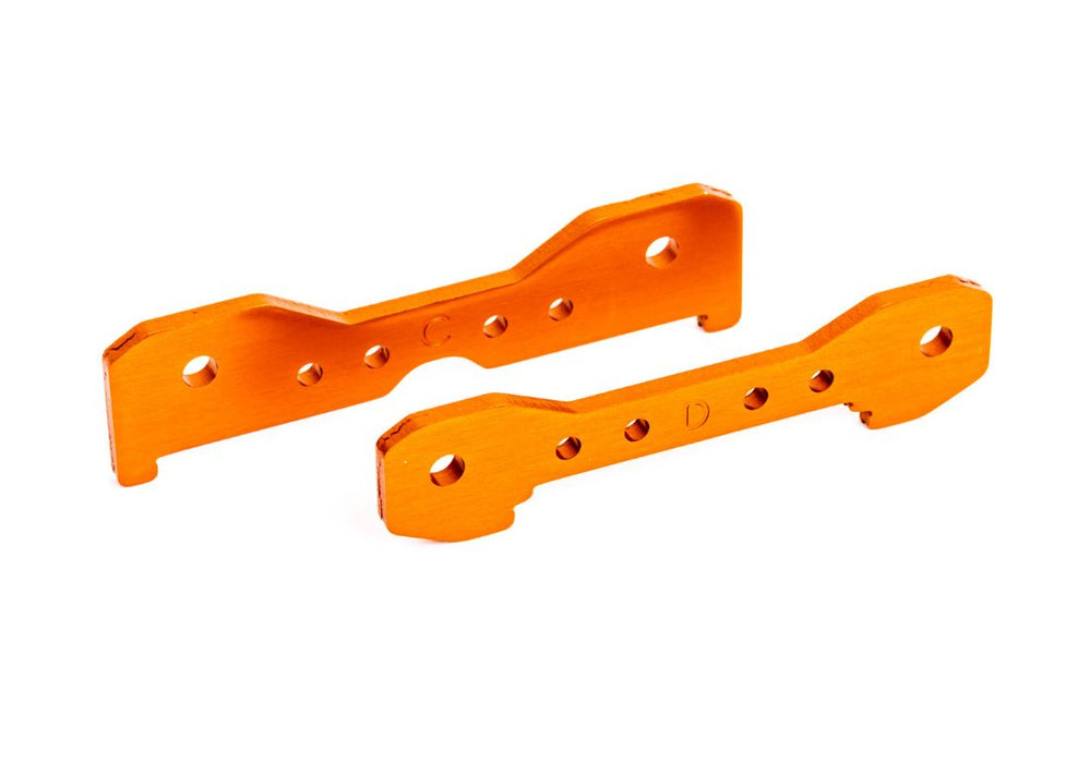 Traxxas Tie Bars, Rear,  Aluminum (Orange-Anodized)