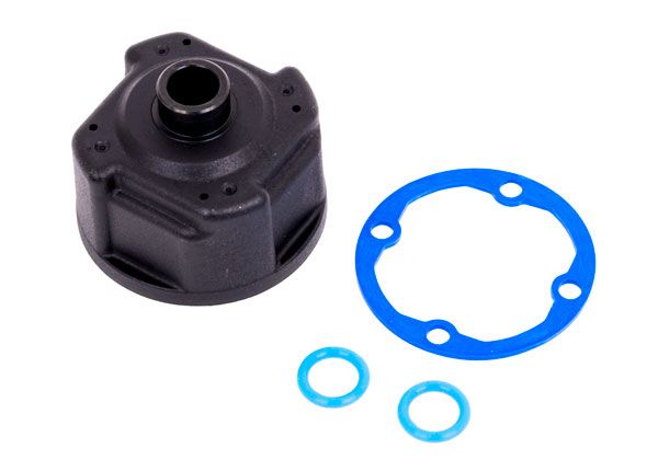 Traxxas Carrier, differential/ differential bushing (metal)/ o-r