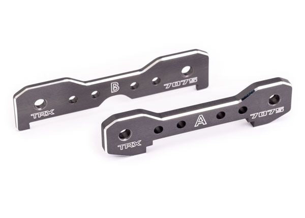 Traxxas Tie Bars, Front, 7075-T6 Aluminum (Dark Titanium)