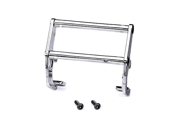 Traxxas Push Bar, Bumper, Chrome (Assembled) (Fits #9836 Bumper)