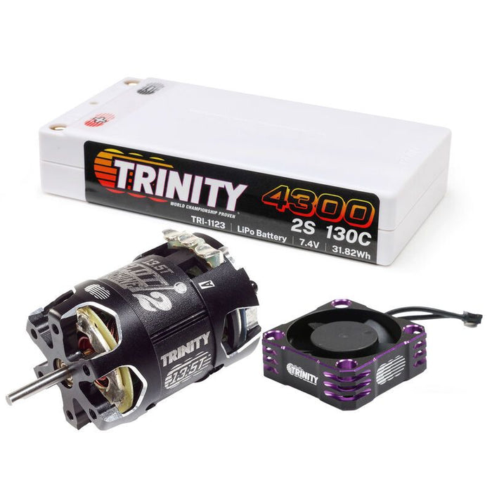 Trinity 13.5 Stock Racer Bundle (Motor, Battery, Fan included)