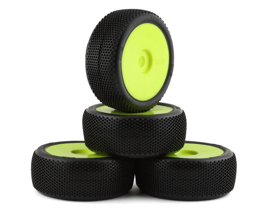 TZO Tires 202 1/8 Buggy Non-Glued Tire Set (Yellow) (4) (Soft)