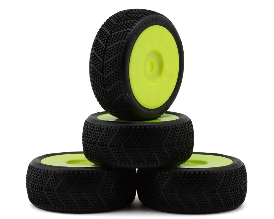 TZO Tires 400 1/8 Buggy Non-Glued Tire Set (Yellow) (4) (Soft)