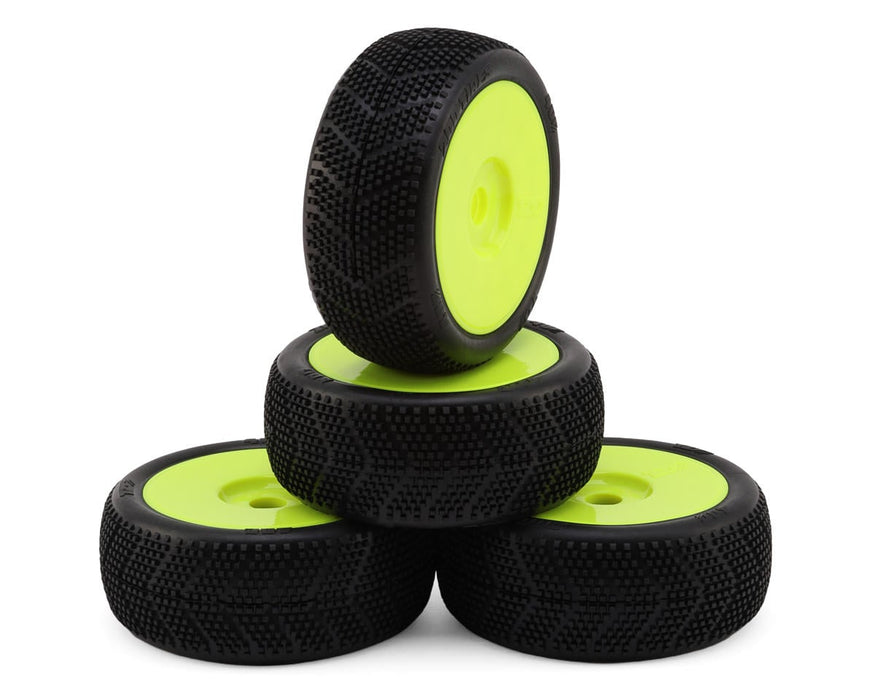 TZO Tires 400 1/8 Buggy Non-Glued Tire Set (Yellow) (4) (Ultra Soft)