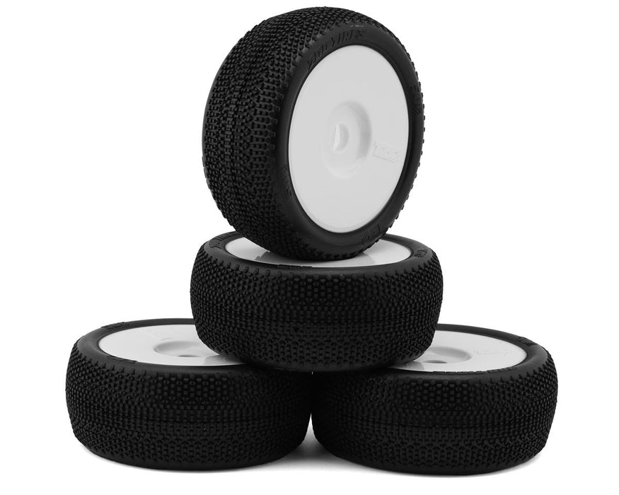 TZO Tires 500 1/8 Buggy Non-Glued Tire Set (White) (4) (Super Soft)